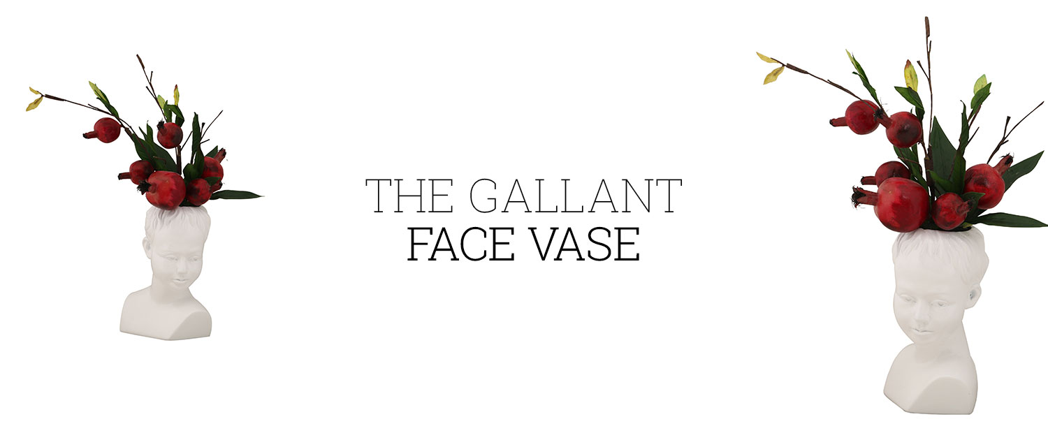 The Gallant Face Vase