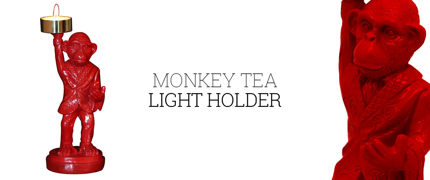 Monkey Tea Light Holder