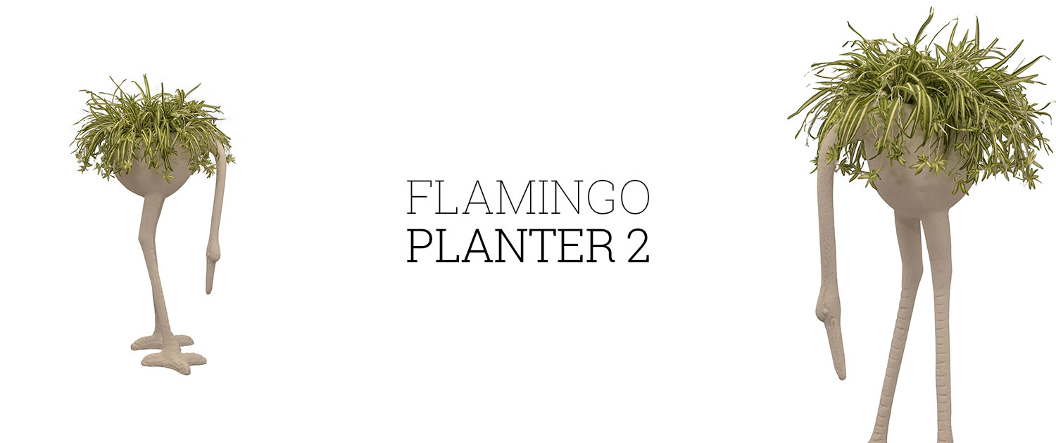 Flamingo Planter 2