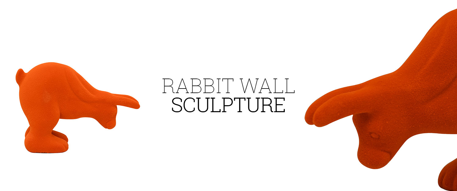 Rabbit Wall Sculpture