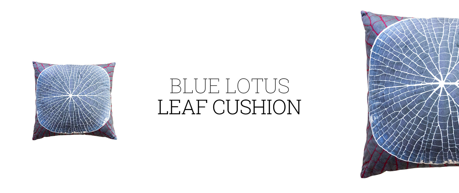 Blue Lotus Leaf Cushion