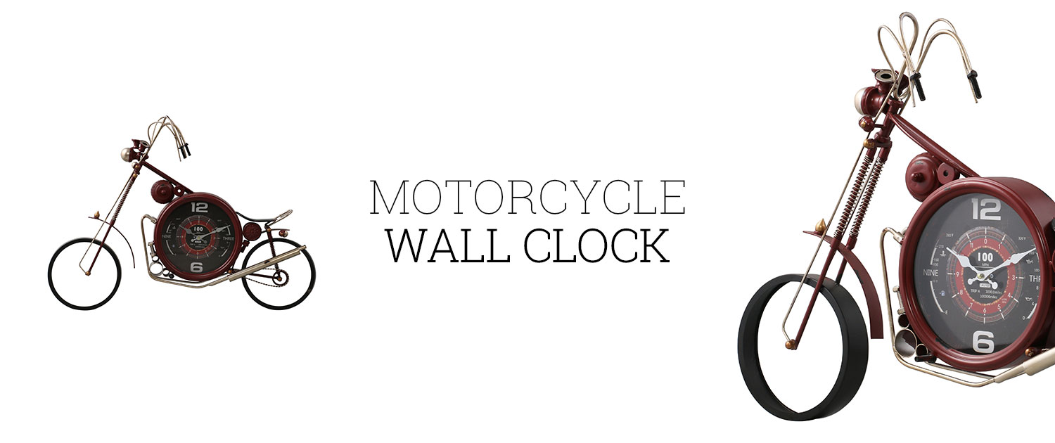Motorcycle Wall Clock