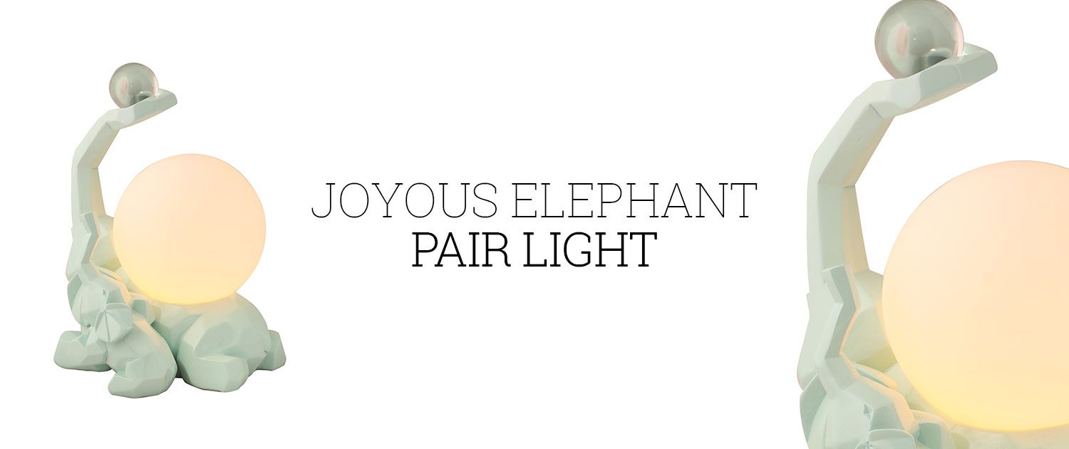 Joyous Elephant Pair Light