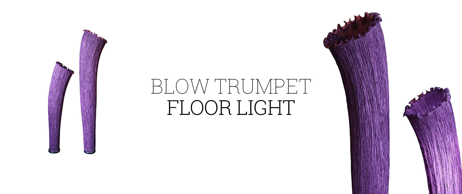 Blow Trumpet Floor Light