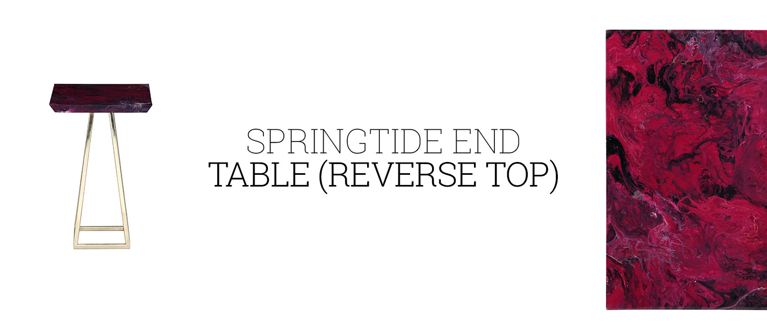 Springtide End Table (Reverse Top)