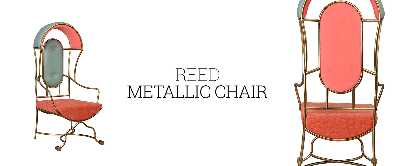 Reed Metallic Chair