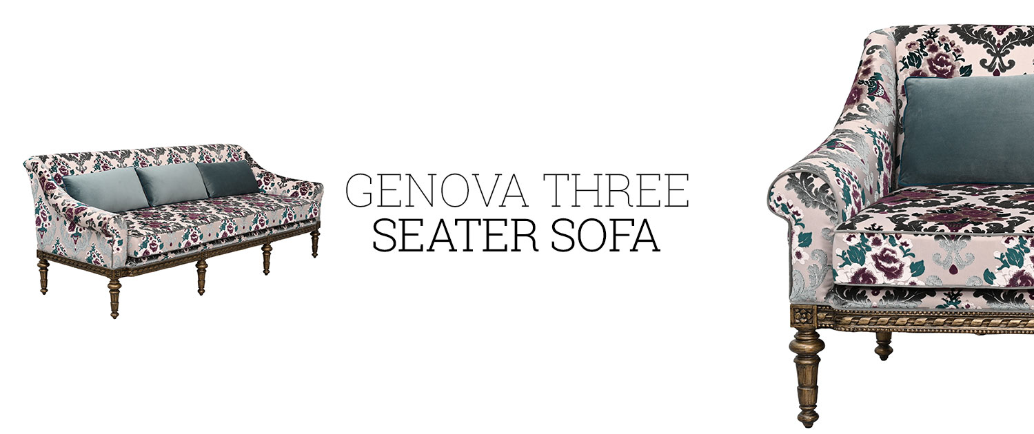 Genova Three Seater Sofa