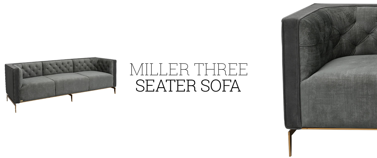 Miller Three Seater Sofa