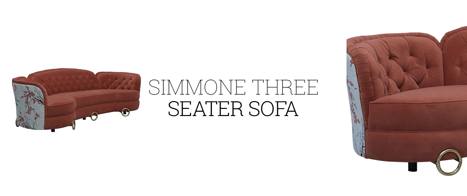 Simmone Three Seater Sofa