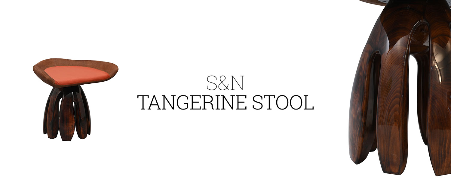 S&N Tangerine Stool