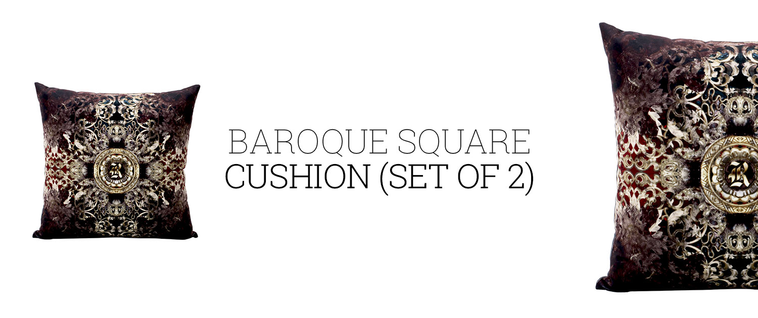 Baroque Square Cushion (Set of 2)