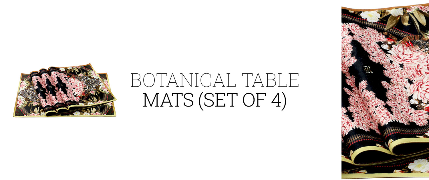 Botanical Table Mats (Set of 4)