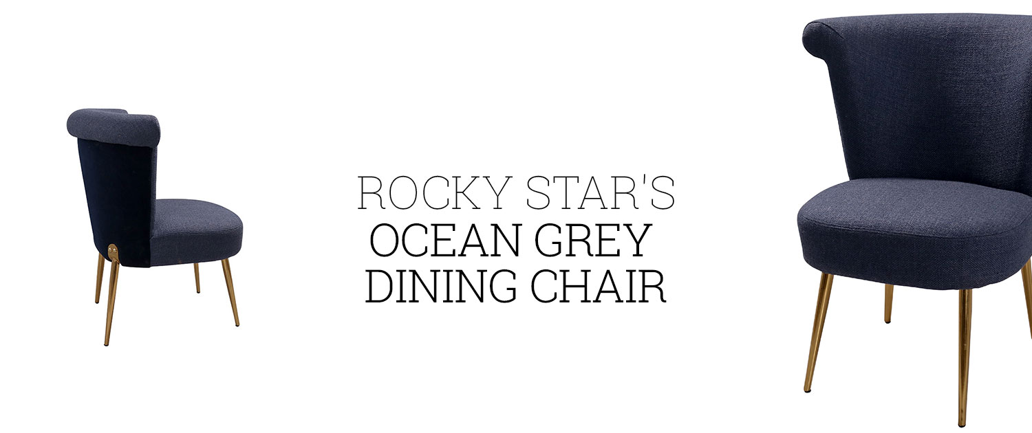 Rocky Star's Ocean Blue Dining Chair