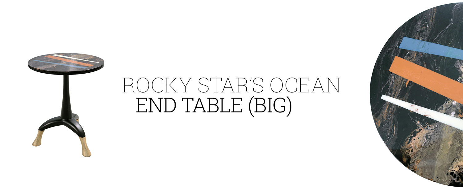 Rocky Star's Ocean End Table (Big)
