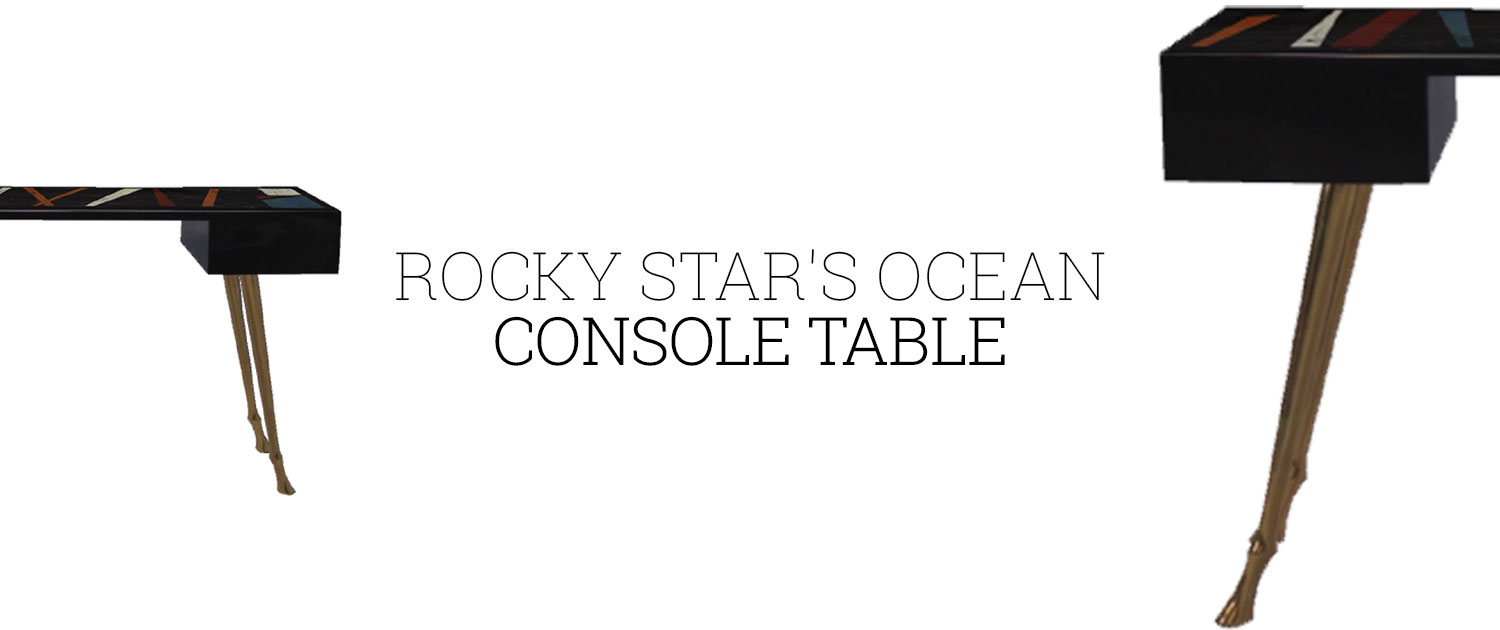 Rocky Star's Ocean Console Table