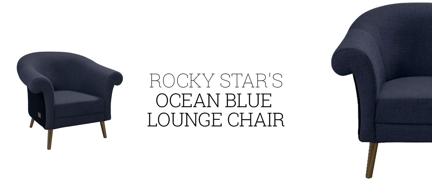 Rocky Star's Ocean Blue Lounge Chair