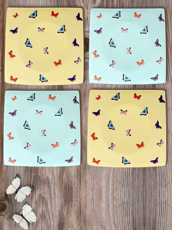 BUTTERFLY PLATE (SET OF 4)