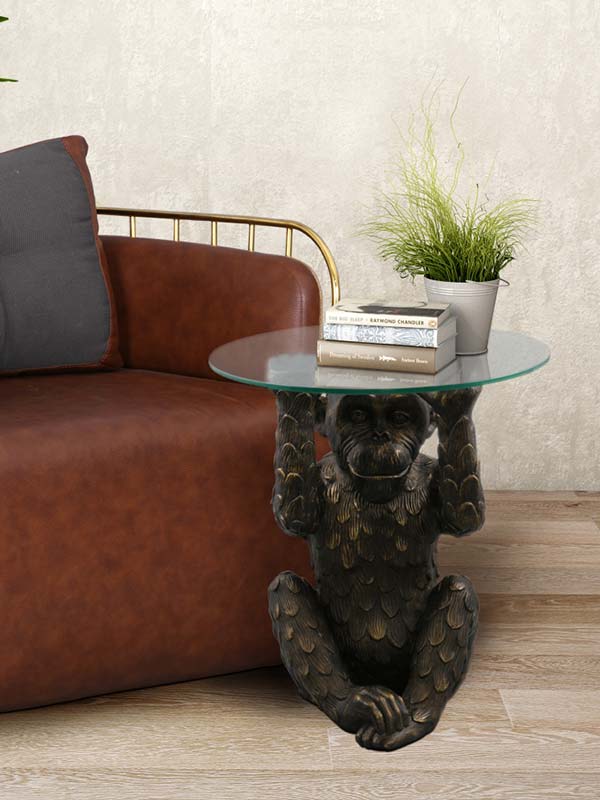 MONKEY GLASS TABLE