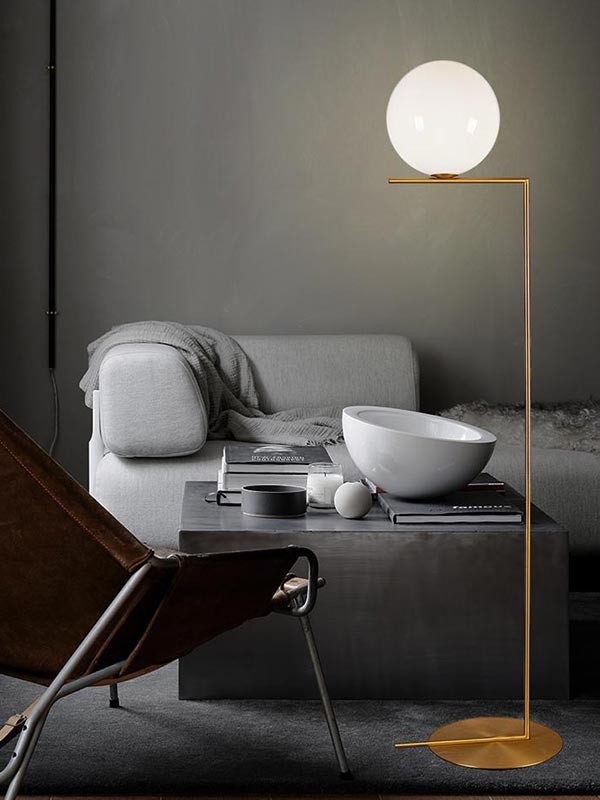 GLOBE FLOOR LAMP