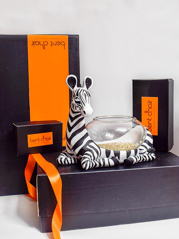 ZEBRA DECORATIVE BOWL