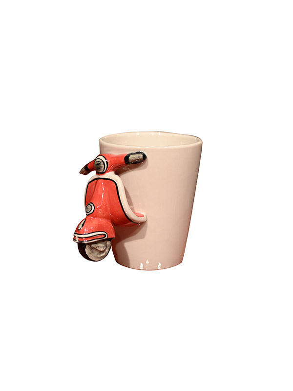 SCOOTER HANDLE COFFEE MUG