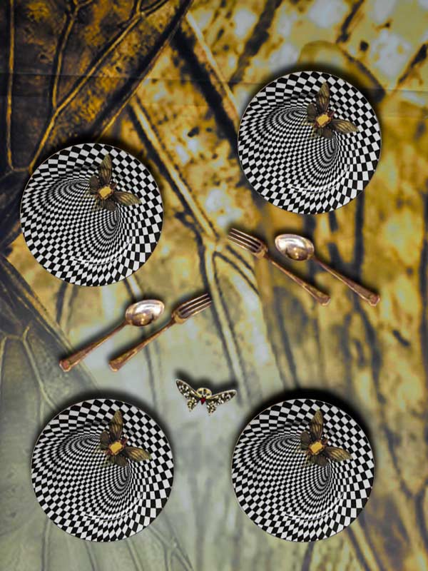JEWEL ANTHROPOD QUARTER PLATE