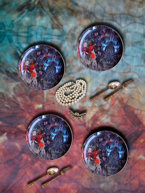 MAYA QUARTER PLATE (SET OF 4)