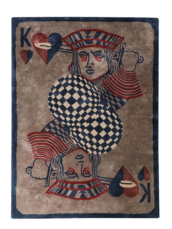 KING OF SPADES TUFTED RUG