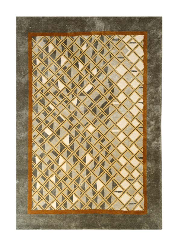 Tinsel Frame Tufted Rug