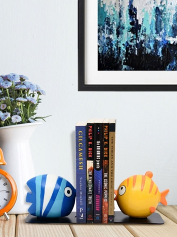 FLOUNDER BOOKEND PAIR