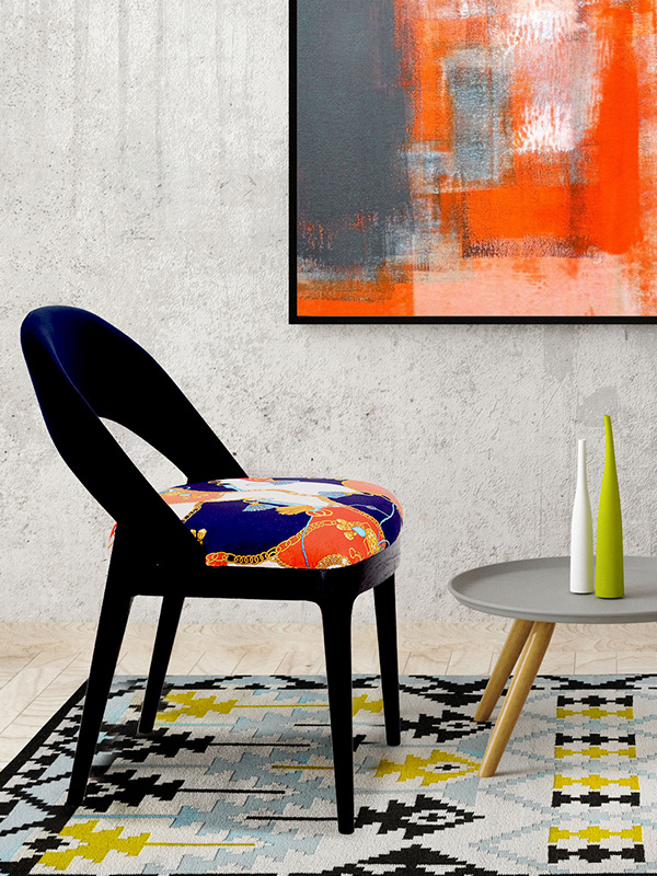 EQUESTRIAN CHAIR (BLUE)