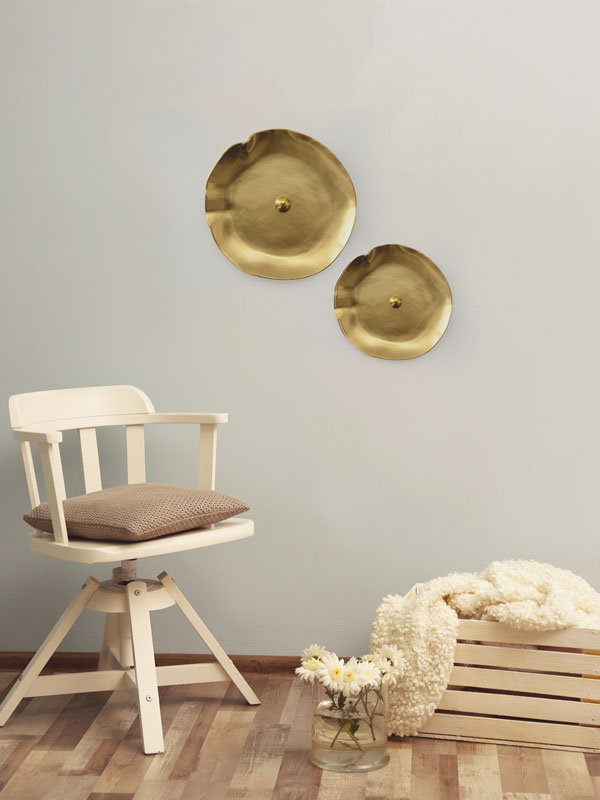 Bennett Gold Disc Wall Sculpture (Set of 2) Bennett Gold Disc Wall Sculpture (Set of 2)