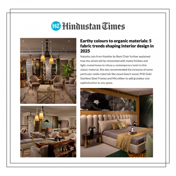 5 fabric trends shaping interior design in 2025